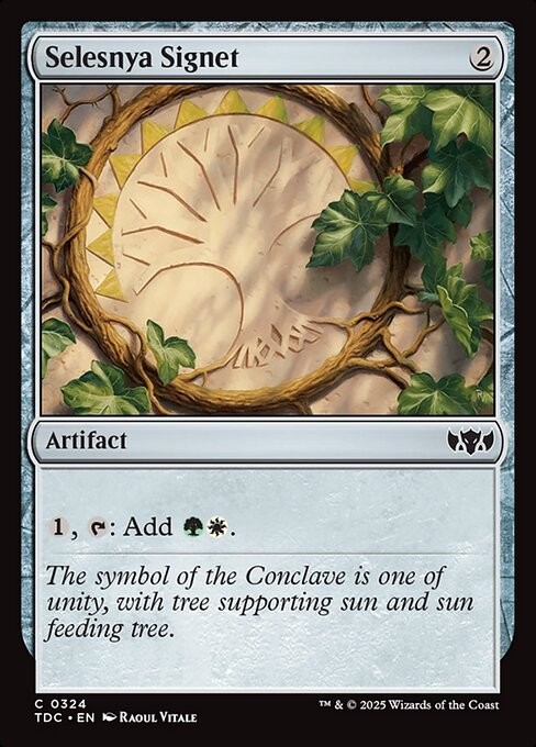 Selesnya Signet 324 C Normal TDC MTG NM