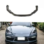 Real Carbon Fiber Front Bumper Lip Spoiler For Porsche 718 982 Boxster Cayman 3P