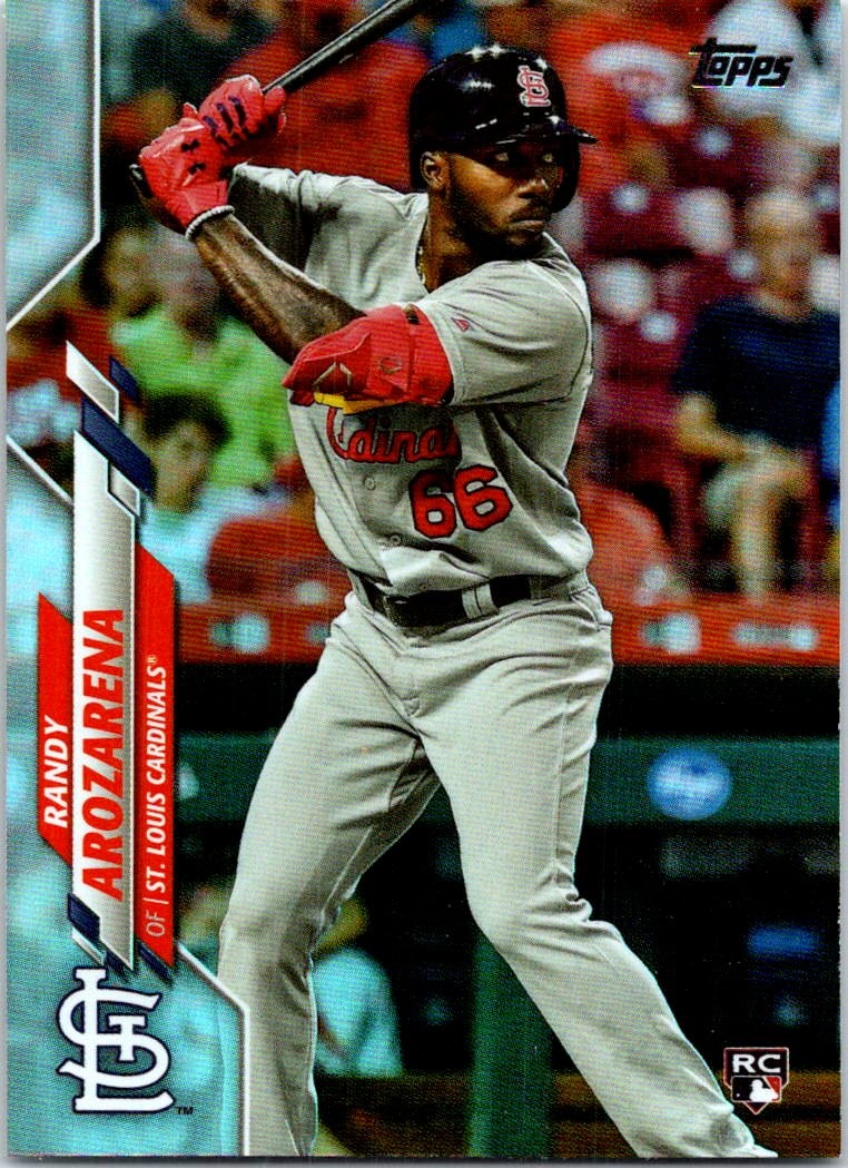 2020 Topps #229 Randy Arozarena Rainbow Foil
