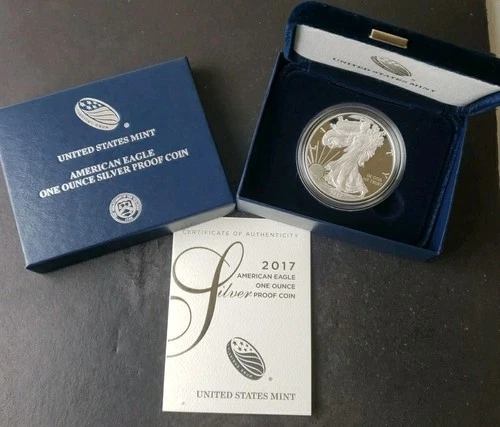2017 W Proof $1 American Silver Eagle Dollar