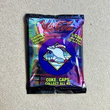 Coca-Cola Coke Caps (1995) Caps Booster Pack - Pogs - Slammers - Milkcaps