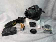 Nikon D5100 DSLR Parts Repair + 18-55 VR + 35-70 + Shutter Kit AS IS