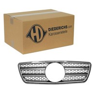 DIEDERICHS SPORT KÜHLERGRILL CHROM SCHWARZ passend für MERCEDES E-KLASSE W210 DIEDERICHS SPORT KÜHLERGRILL CHROM SCHWARZ passend für MERCEDES E-KLASSE W210