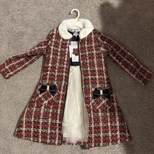 Blueberi Boulevard Girls Dress And Coat Set Size 5 New Tweed Jacket And Dress