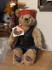 Cooperstown Bear Harley Davidson Mohair Bear ...