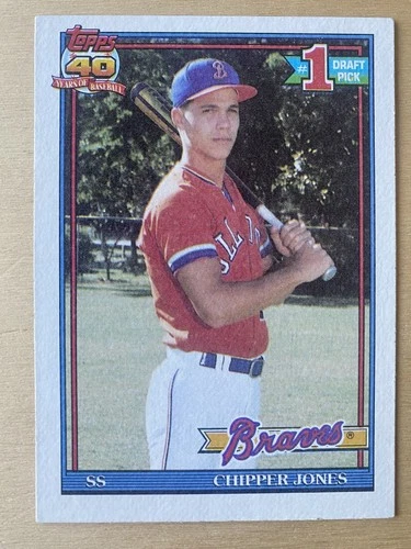 1991 Topps - Chipper Jones #333 (RC)