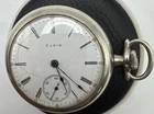 Antique 1905 Elgin Grade 296 Model 4 18s 15j  Case Pocket Watch RUNS! c1906