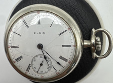 Antique 1905 Elgin Grade 296 Model 4 18s 15j Case Pocket Watch RUNS c1906
