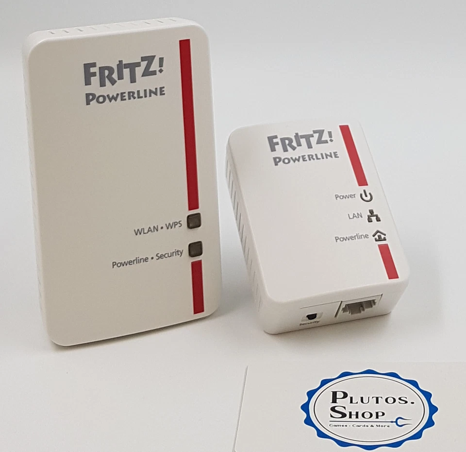 AVM FRITZ Powerline 510e 540e Set Steckdosen Netzwerk LAN Adapter WLAN 2,4GHz - Bild 2 von 4