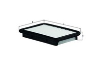 Luftfilter LX 3028 Mahle FüR Suzuki
