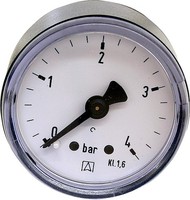 "Afriso Rohrfedermanometer Industrie Axial 40Mm DN6 1/8\" 0-16"
