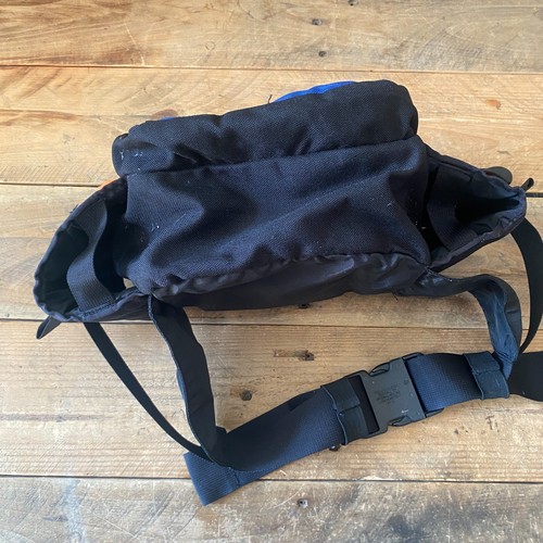 Vintage Nike ACG Twinfalls Bum Bag Waist Pack - Blue Black Orange - 第 7/14 張圖片