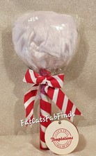 Temptations TWISTED PEPPERMINT Shimmer Body Powder Puff RARE Bath  Body Works