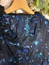 Billabong space print women's hooded ski coat Size Medium