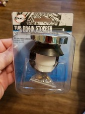 NEW Danco 80811 Touch-Toe Style Tub Stopper, Plastic, Chrome Plated 1954932