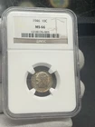 C11.. 1946 10c Roosevelt Silver Dime NGC MS66