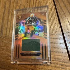 2017 DAVANTE ADAMS Panini Gold Standard Gridiron Gold Patch Jersey 81/99 Packers