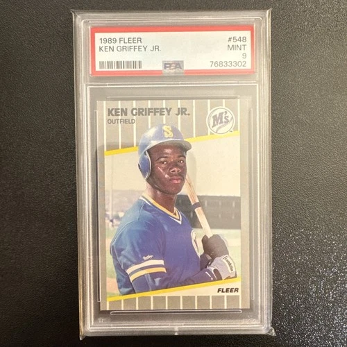 1989 Fleer Ken Griffey Jr #548 PSA 9