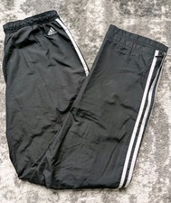 Adidas Track Pants Nylon, Black - Large, 2001
