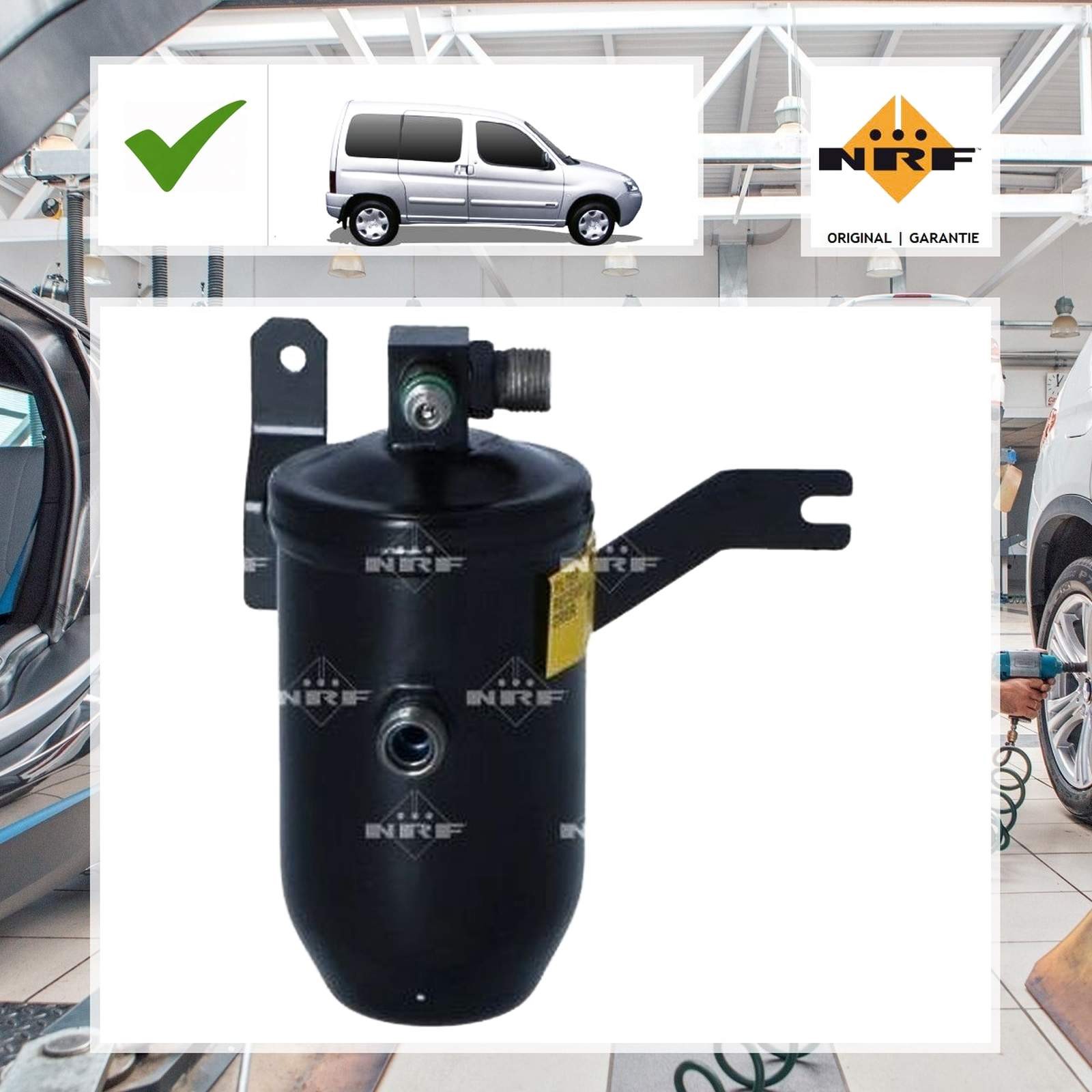 Nrf Trockner, Klimaanlage Citroën BERLINGO / BERLINGO FIRST Kasten (M_)