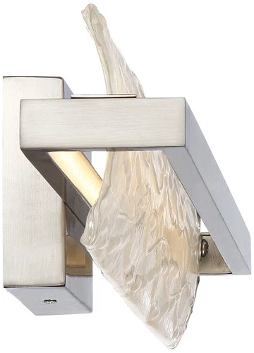 Quoizel Platinum Glacial 22" Wide Nickel - Glass Modern LED Bath Light - Picture 4 of 4