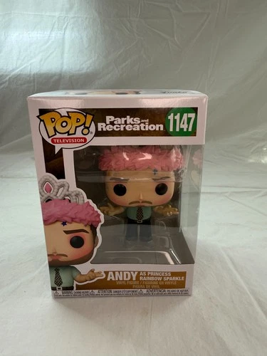 Funko Pop! Television: Parks and Rec - #1147 Andy - Princess Sparkle - NIB