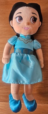 Disney Store Prinzessin Jasmin 13 Zoll Kleinkind Animator weicher Plüsch Kuscheltier Puppe
