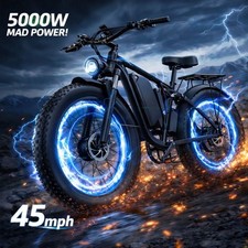 4000W Electric Bike 52V 34AH E Bike All-Terrain FatTire Mountainbike Hydraulic