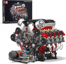 10130 V8 Engine Model kit That Runs - Build Your Own STEM V8 Model Engine for