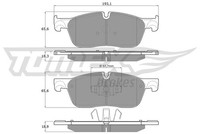 Tomex Brakes Bremsbelagsatz, Scheibenbremse TX 18-151 FüR Jaguar Land Rover