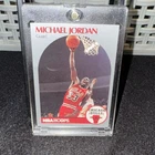 1990-91 NBA Hoops Michael Jordan #65 Chicago Bulls Basketball Trading Card