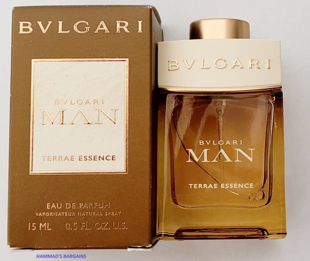 BVLGARI MAN TERRAE ESSENCE EDP OZ 15 ML SPRAY MINI (NIB)