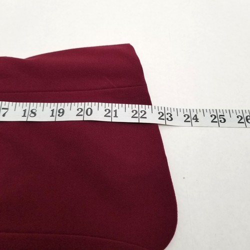 Kensie Burgundy One-Button Blazer Womens Small Minimalist Preppy Office Chic - Picture 8 of 8