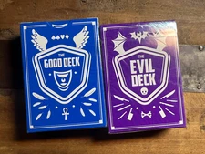 Good Deck Evil Deck Set Playing Cards by Giovanni Meroni Thirdway Industries 8️⃣