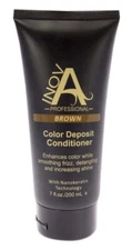 Inova Professional Color Deposit Conditioner -*BROWN*- for Unisex - 7.oz **NEW**