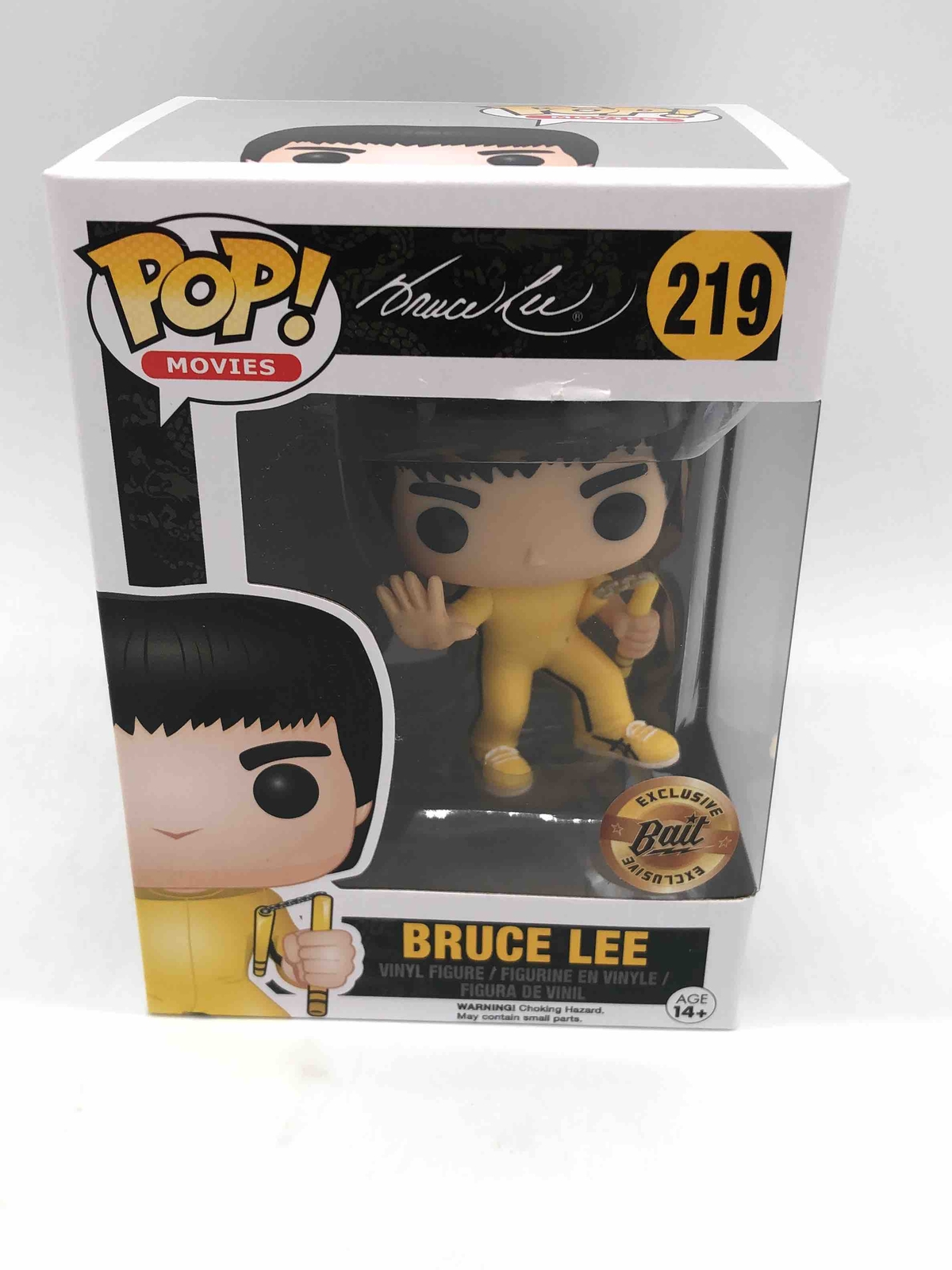 Funko Pop! Figura De Vinilo De Películas De Bruce Lee #219 Dañada