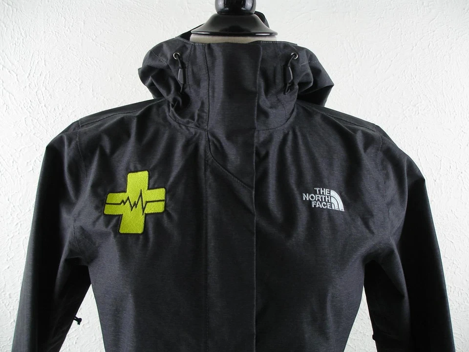 Chaqueta para mujer The North Face Apex Dryvent S TNF gris jaspeado lluvia parka con capucha Foto 4 de 4