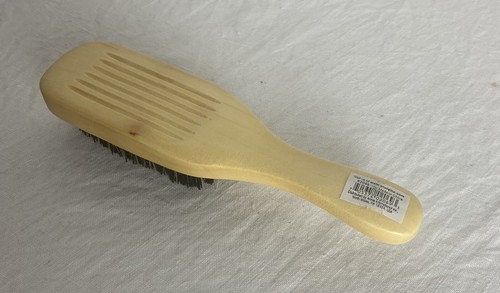 100% Hard Boar Bristle Brush Wooden Handle - Picture 5 of 7