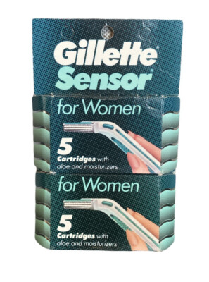 Gillette for Women Sensor Excel Cartridges - 2 Packs of 5