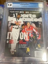 October 6, 2014 Alex Ovechkin Washington Capitals RC Sports Illustrated CGC 9.8