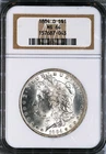 1884-O $1 Silver Morgan Dollar MS 64 NGC # 157687-043 + Bonus