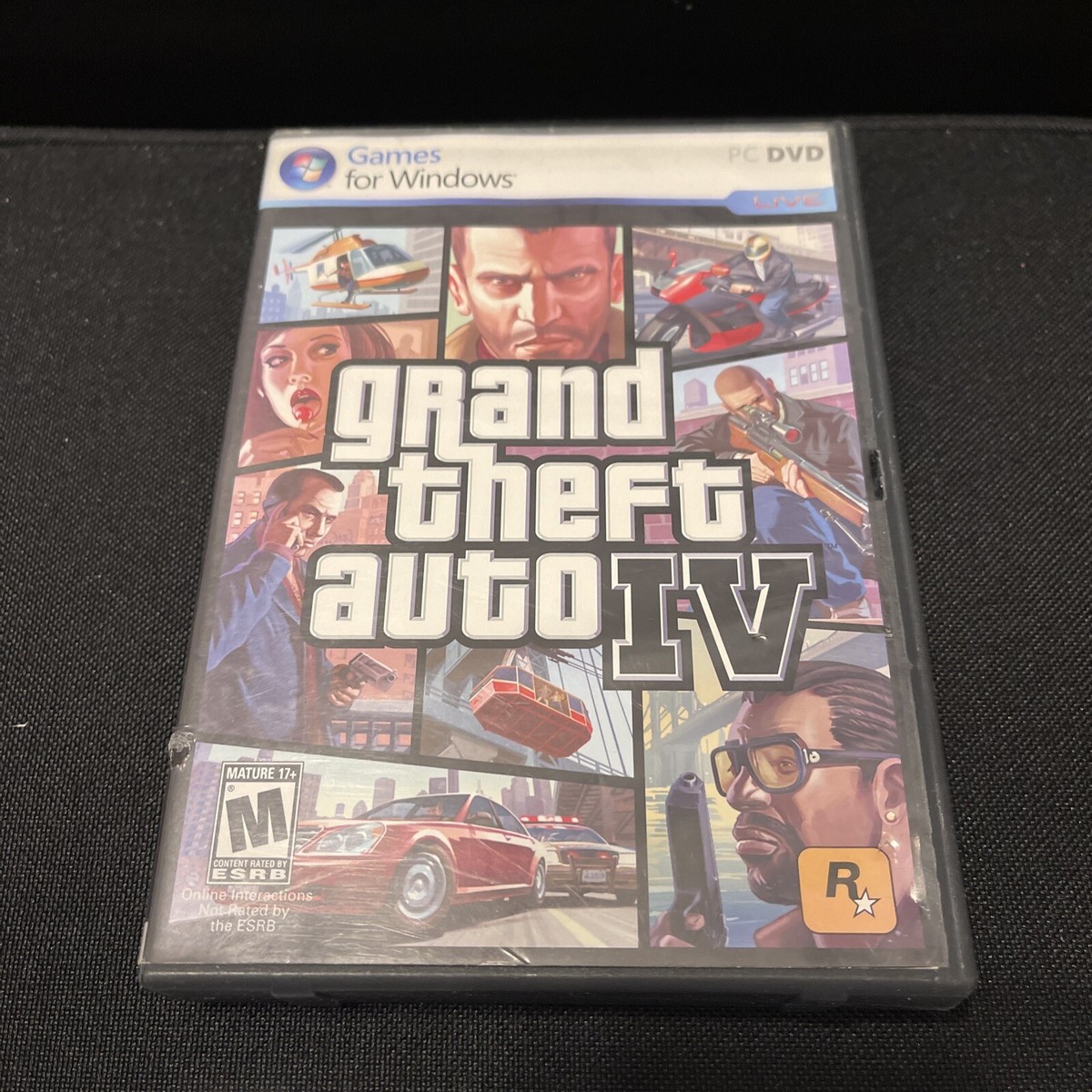 Grand Theft Auto IV 4 Liberty City PC Game Windows 2 Discs