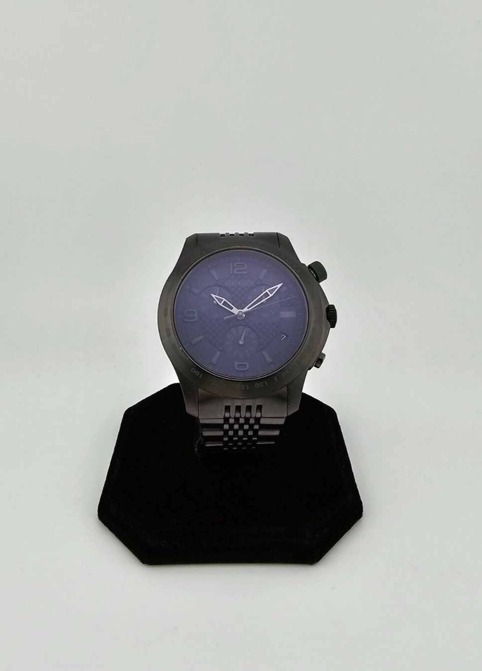 Gucci G-Timeless Black Chronograph Mens Watch YA126225A - $1250 MSRP