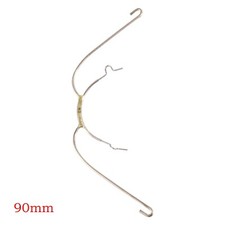 Dental Orthodontics extraoral Face bow with cuspid hook 90mm