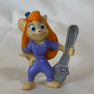Disney Kellogg's Cereal Rescue Rangers 1991 PVC Figure Gadget Hackwrench D12