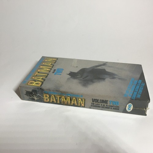 Batman VHS Volume 2 Two Movie The Original Serial Adventures Video Tape 1990 New - Picture 13 of 22