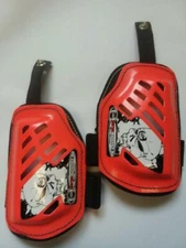 HRP Sports Flak Jak chest protector arm guards bicep guards vintage red skull