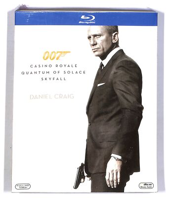 EBOND 007 - Casino Royale - Quantum of Solace - Skyfall BluRay D792340