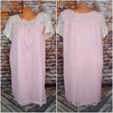 Spotlight Medium Hollywood Glamour Sheer Double Nylon Nightgown
