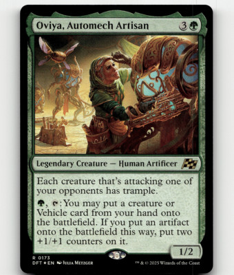 FOIL - MTG Oviya, Automech Artisan #173 - Aetherdrift | eBay
